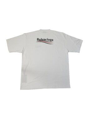 Balenciaga Political Campaign T-Shirts White